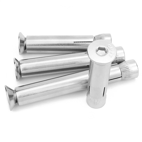 304 stainless steel countersunk head hexagonal expansion screw 201 built-in internal explosion bolt pull explosion m6m8m10m12