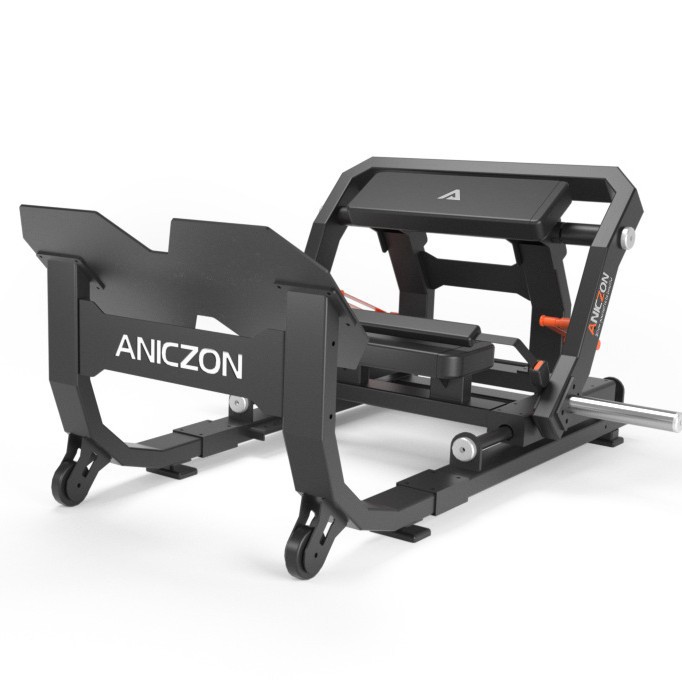 Máquina de puente de cadera para uso comercial de elevación de cadera y entrenamiento de cadera, entrenador de músculo de cadera, máquina de empuje de cadera, entrenador de músculo de cadera