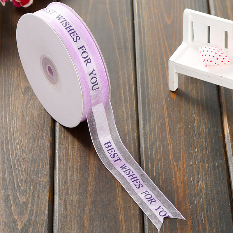 Envío gratuito cinta estilo coreano cinta de encaje impreso cinta pastel boda decoración regalo flor embalaje cinta