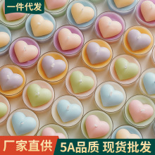 情人节礼物女生实用小礼品香氛装饰摆件彩色茶蜡爱心香薰蜡烛定制