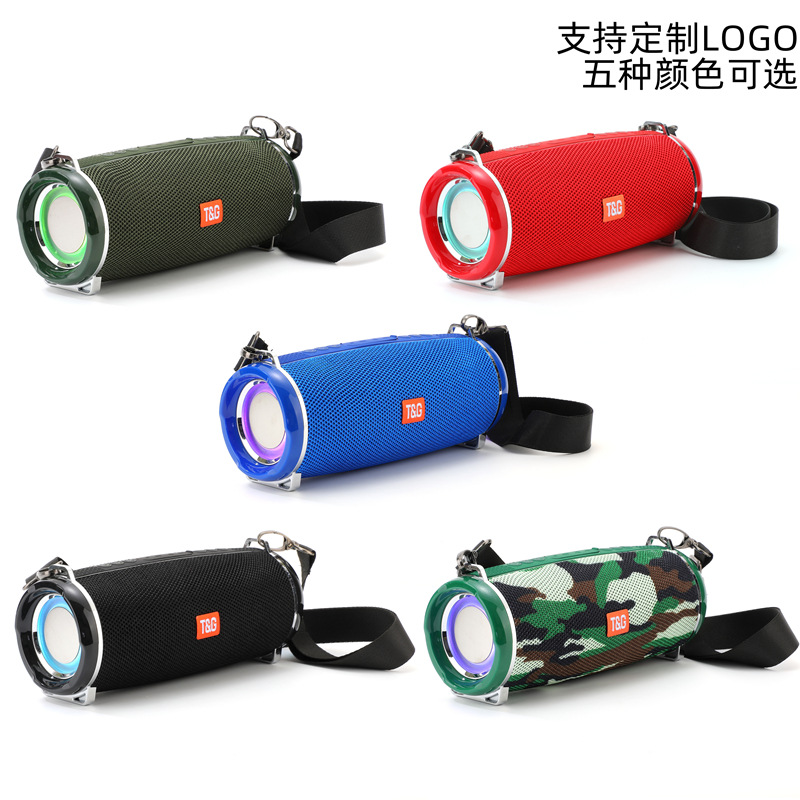 Explosiva TG192 tela Altavoz Bluetooth inalámbrico Tarjeta portátil portátil para exteriores Altavoz Bluetooth de alto volumen