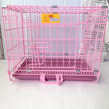 正品乐佳猫笼狗笼 折叠加粗喷漆笼猫狗笼大中小型铁丝笼子