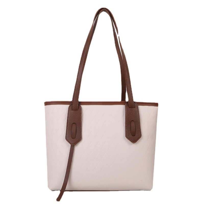 Bolsa de gran capacidad para viajar a principios de otoño para mujeres 2022 nueva moda retro bolso de hombro textura de diamante bolso de mano