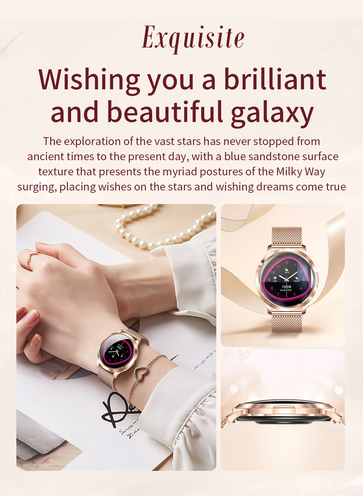 Smartwatch With Calling Function Heart Rate And Blood Pressure_voghion.com
