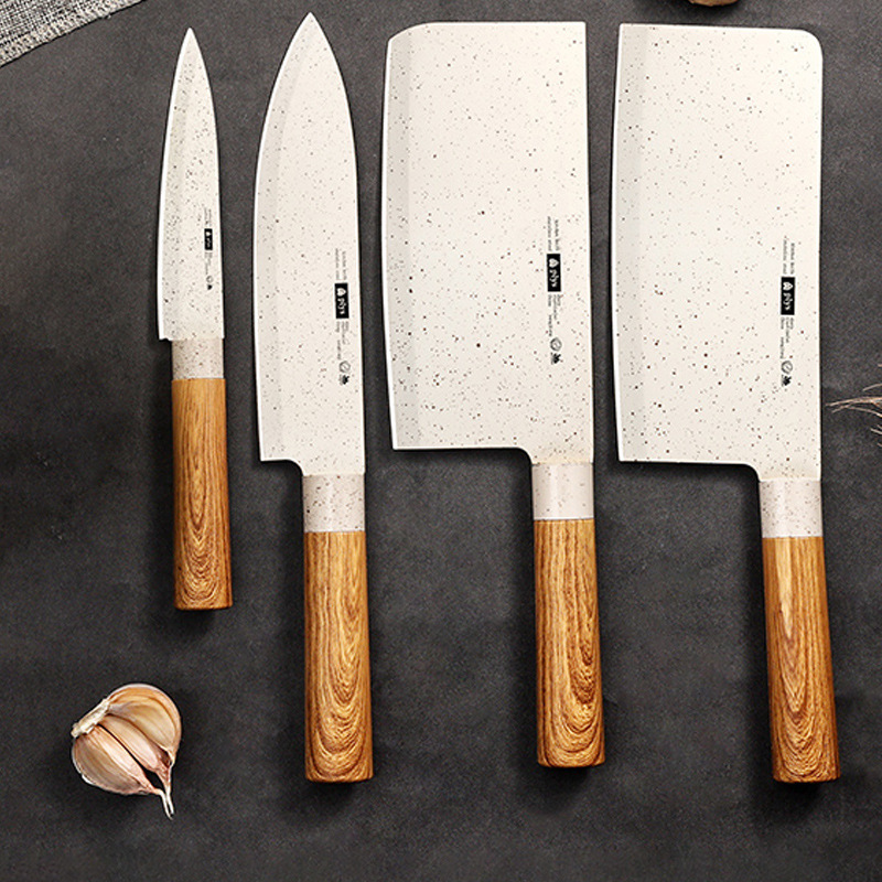 Cuchillos transfronterizos de acero inoxidable cuchillos de cocina al por mayor cuchillos de cocina tablero de cocina doméstico cuchillo de hueso combinado utensilios de cocina