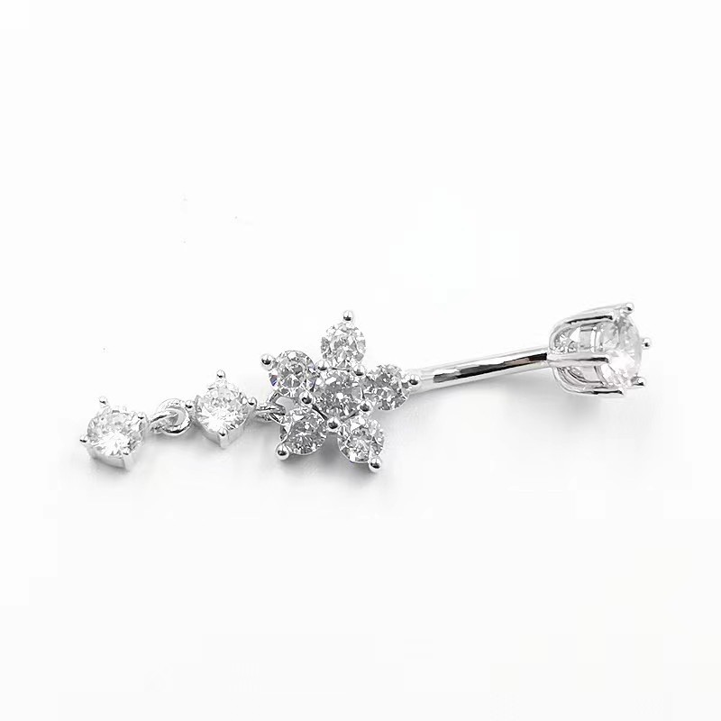 Pointed titanium steel lip stud product view