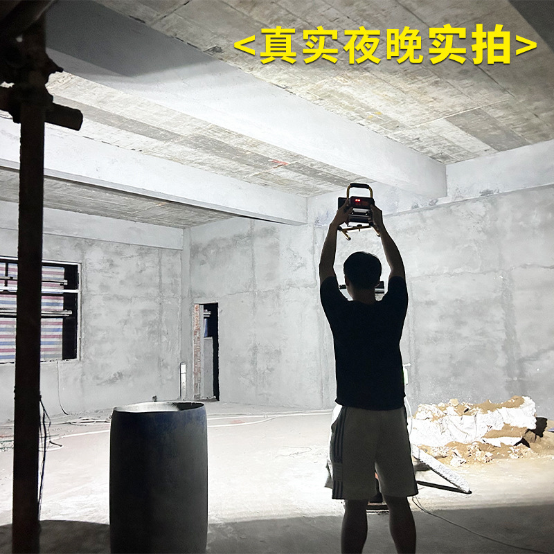 Venta directa de fábrica LED luz de inundación para exteriores iluminación brillante obra de construcción luz de emergencia luz de carga móvil al aire libre
