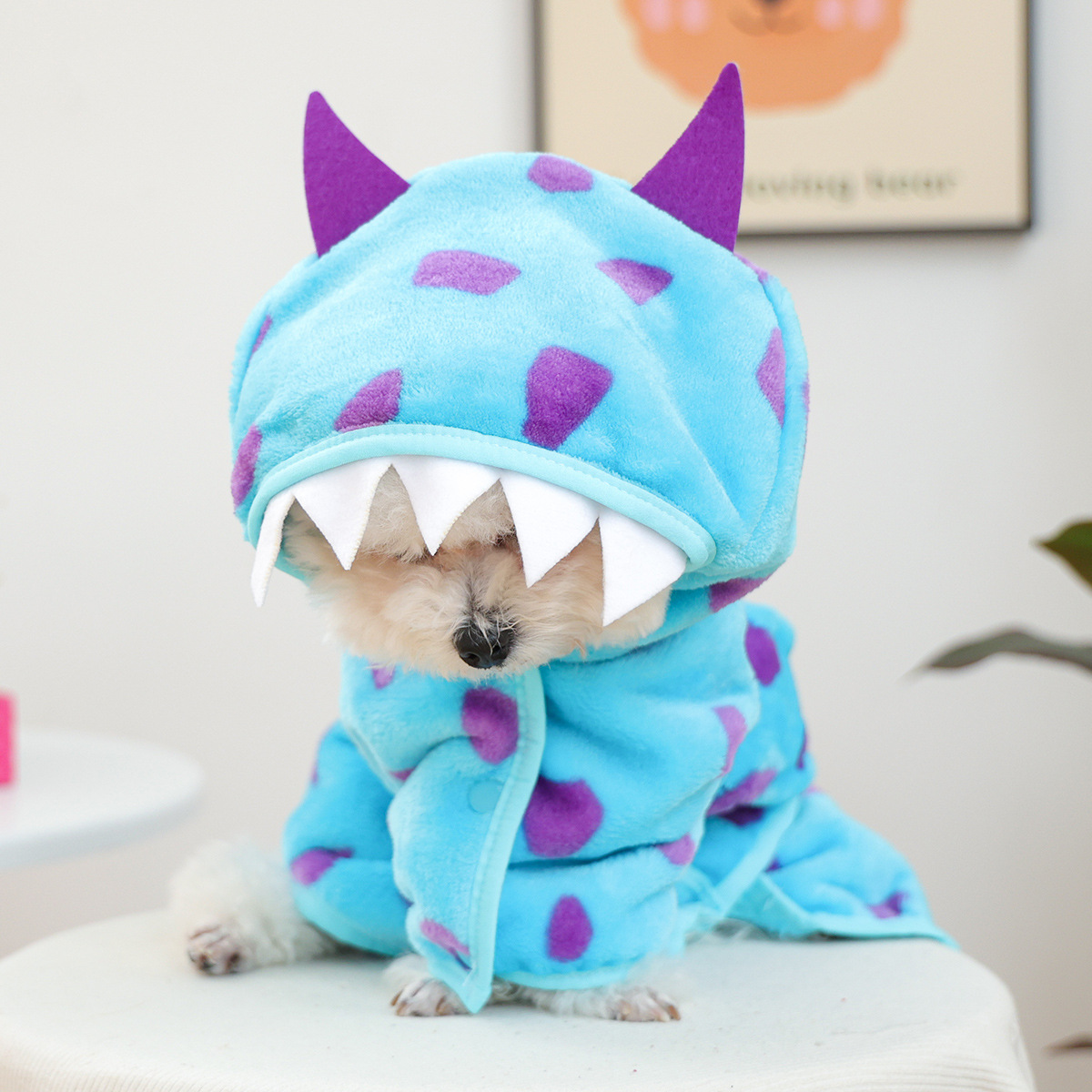 귀여운 만화 목욕 수건 - 괴물