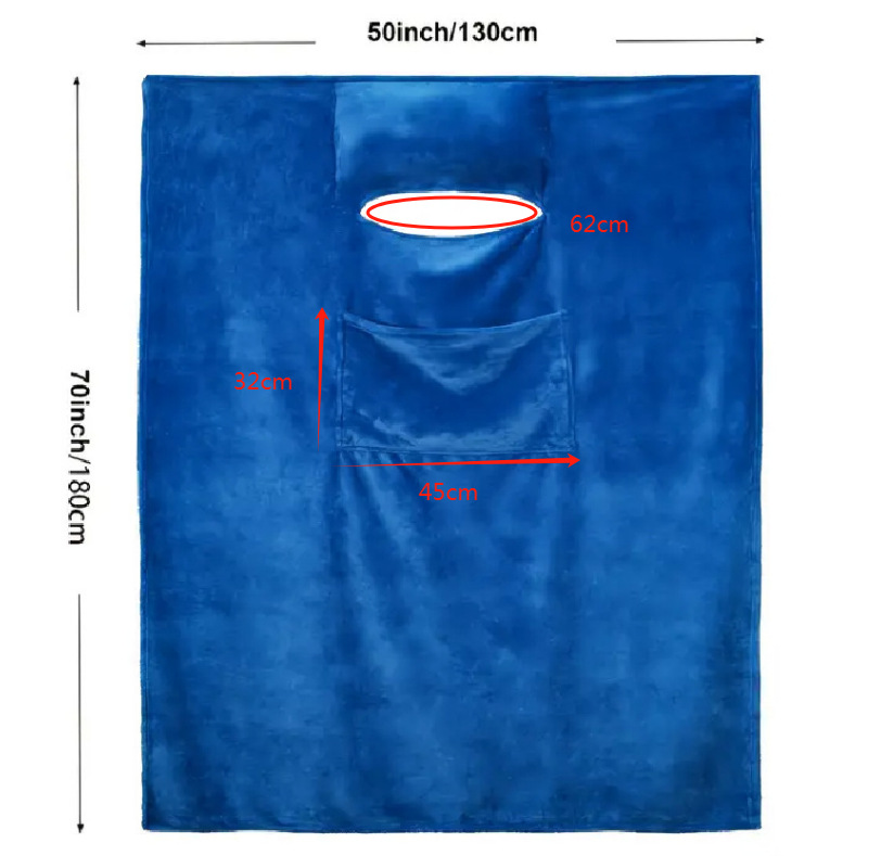 Car Air Conditioner Blanket Light Blue