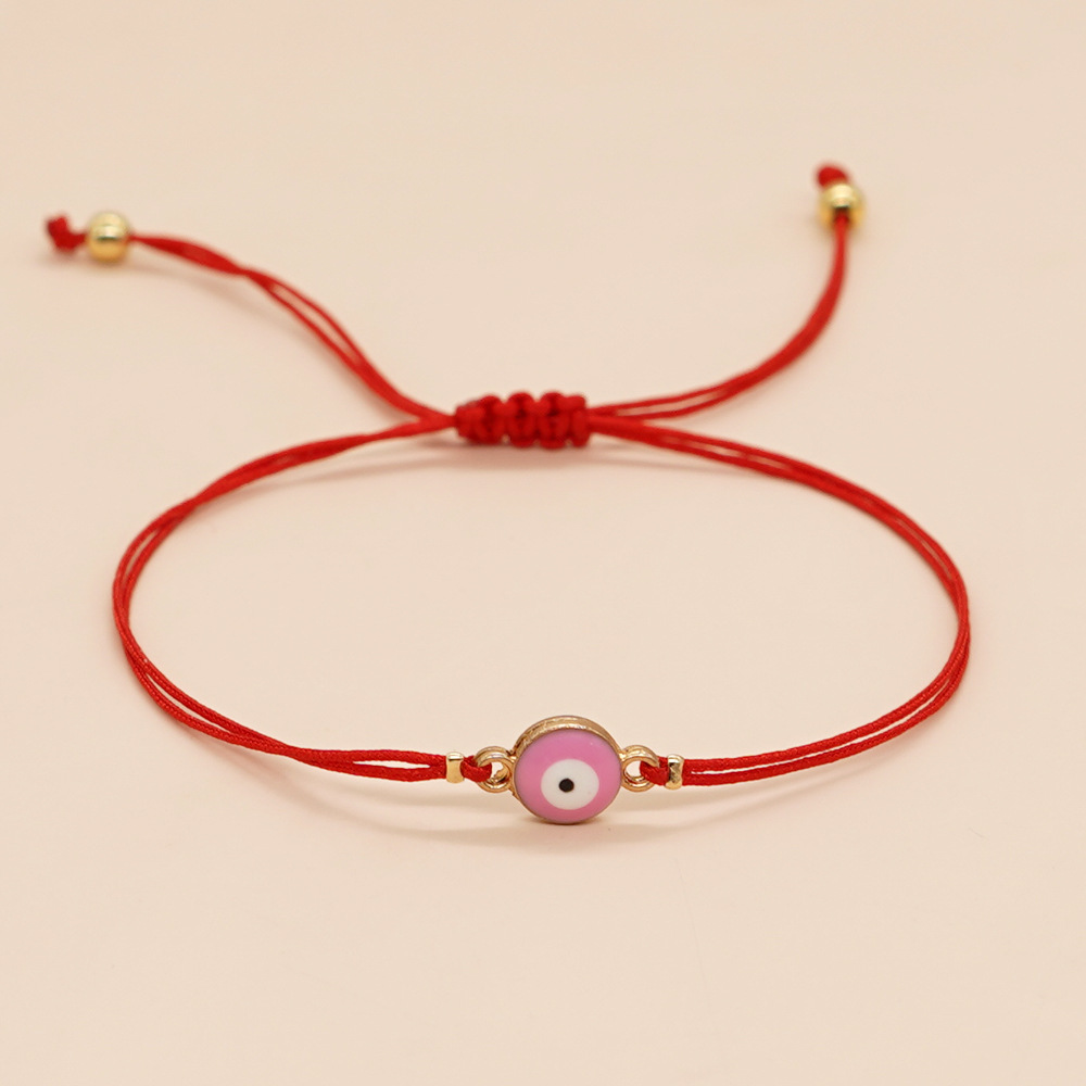 1 Piece Ethnic Style Eye Alloy Rope Enamel Unisex Bracelets display picture 4