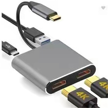 4��1type-c�Uչ�]�D�pHDMI+USB3.0PD�����D�Ӿ�C HUB�D�Qͬ����