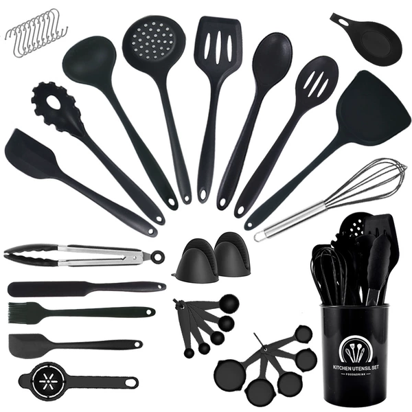 Black set, 38 pieces