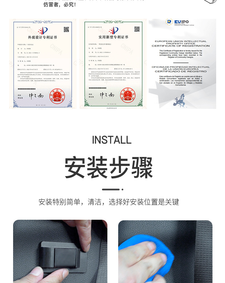 Auto Parts Small Items Seat Belt Holder Car Accessories Universal for All Models Wholesale Car Seat Belt Carbon Fiber Style