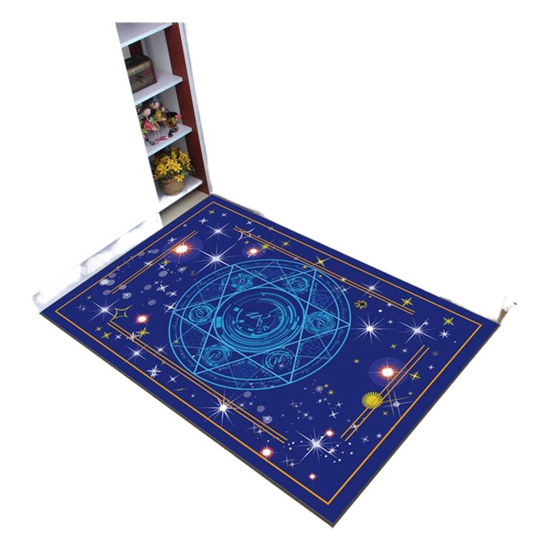De dibujos animados Sakura lindo matriz de magia alfombra de piso absorbente puerta de entrada alfombra de pie almohadilla de frotación lavable