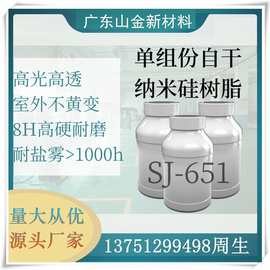 SJ-651不黄变树脂自干单组份高抗刮高硬抗涂鸦耐盐雾透明涂料