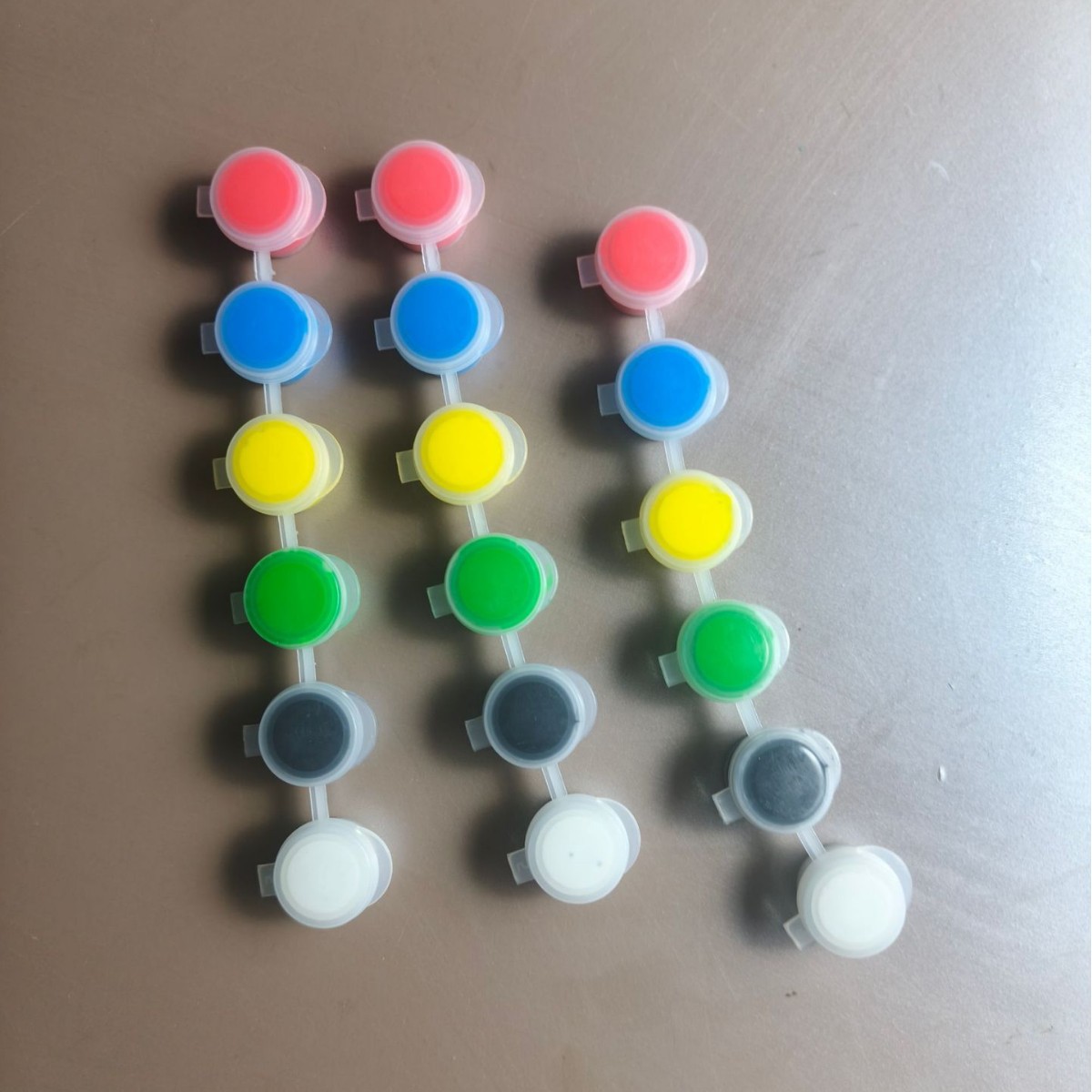 Niños 12 colores lavables pintura pintura di di graffiti pintura de yeso desechable 3 paquetes de pintura unidos