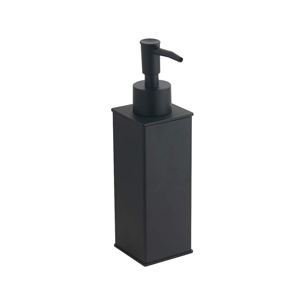 Suministro directo transfronterizo 304 Hotel de acero inoxidable Gel de ducha desinfectante de manos Prensa dispensador de jabón montado en la pared botella de loción al por mayor