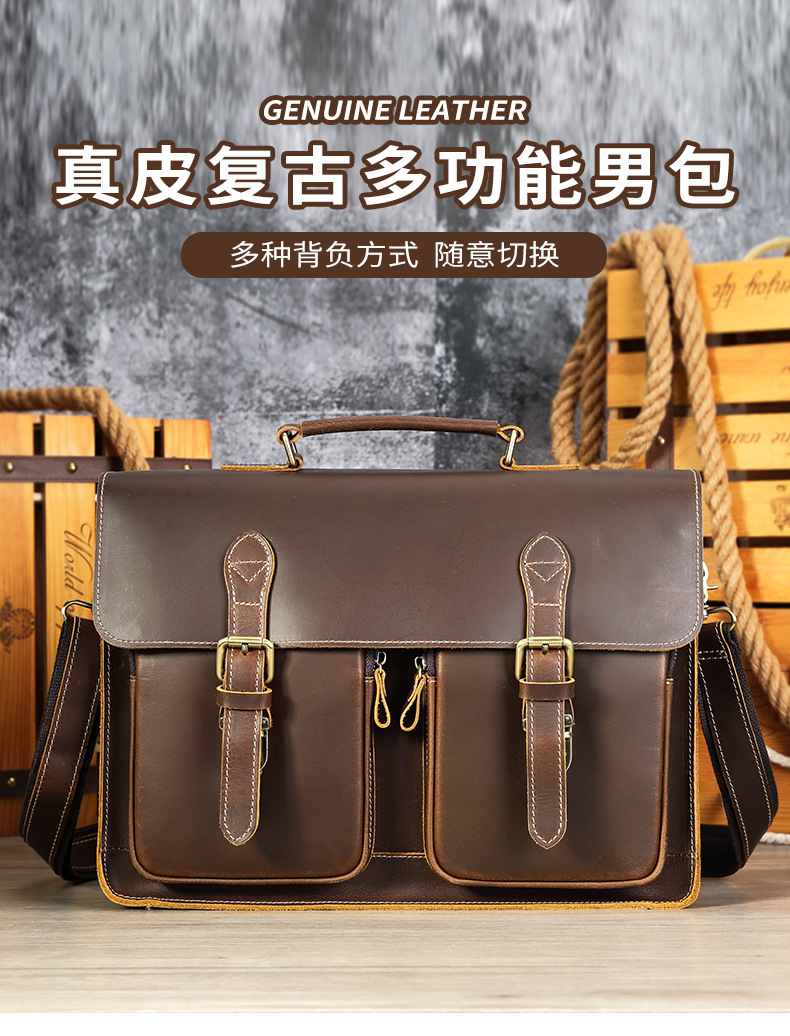 B9960 2960K TÚI XÁCH NAM GUATDEN TÚI ĐỰNG MÁY TÍNH PHỤC CỔ CỔ ĐIỂN TÚI XÁCH VÍ NAM DA BÒ G06 SẢN PHẨM MỚI