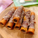 Палочки для прорезывания зубов для собак, закуски для домашних животных, палочки для сэндвичей с курицей, устойчивые к укусам мармеладные закуски для собак, костные палочки, палочки для чистки зубов