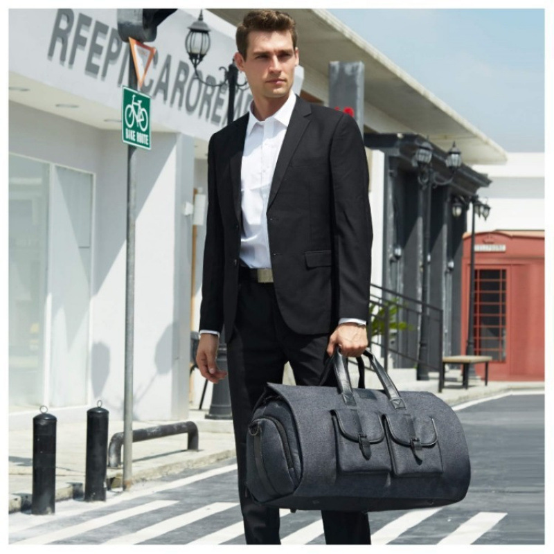 Bolsa de almacenamiento de ropa de hombres y mujeres en venta caliente, bolsa plegable de mano de viaje de gran capacidad, bolsa de fitness multifuncional, bolsa de noche