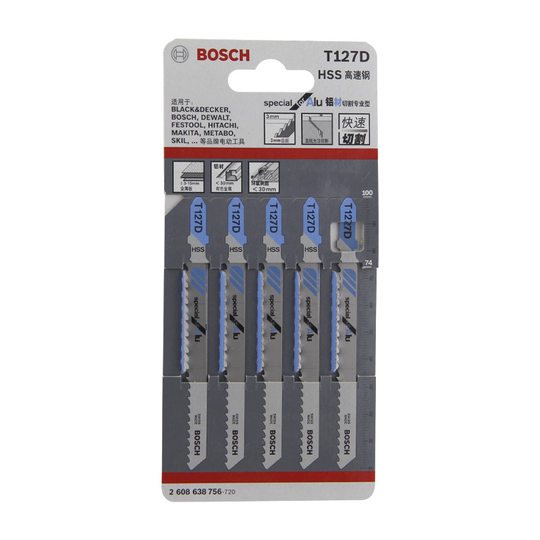 BOSCH Bosch Curve Saw Blade Metal Explosion-proof Coarse Electric Woodworking Long Fine Tooth Curve Saw Blade