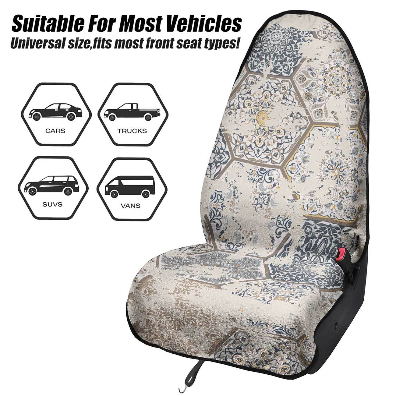Car seat towel cover front seat protector suitable for gym and exercise, universal for all seasons, car use 76