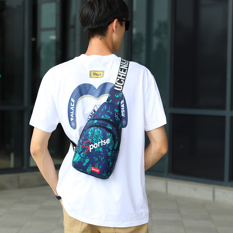 Cross-border shoulder bag men's bag foreign trade manufacturers wholesale chest bag Joker commuter messenger bag outdoor hand bag mobile phone bag