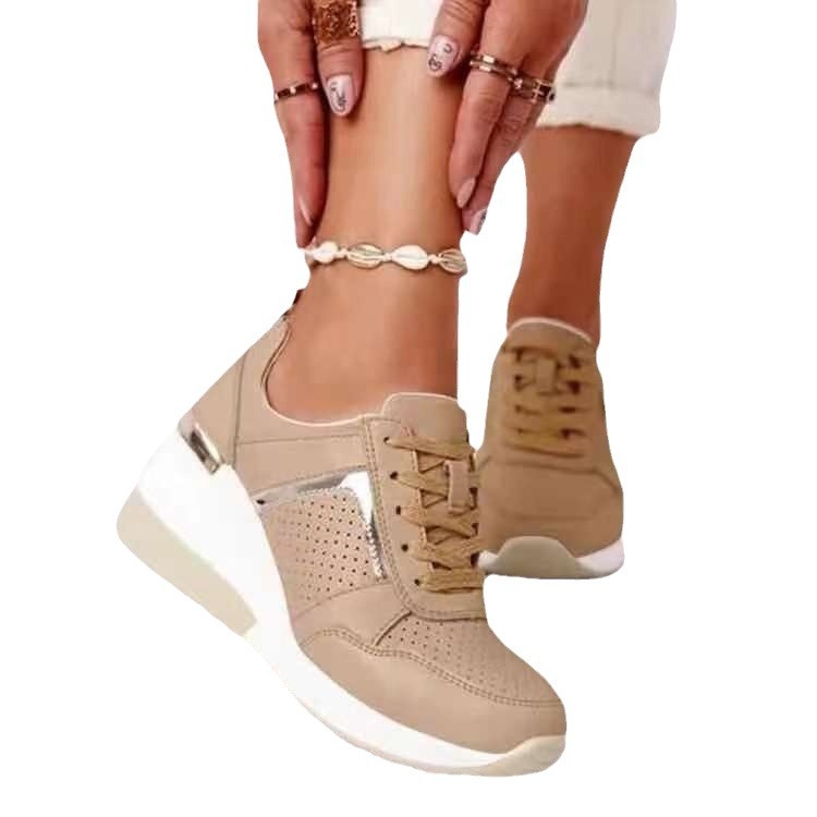 Women Ladies Tennis Shoes Running Shoes Work Shoes Sneakers Canvas Synthetic Breathable Footgear_voghion.com