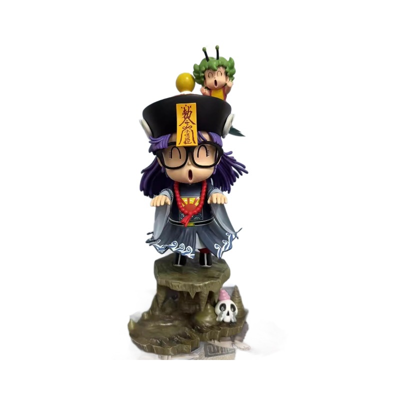 New Dr. Slump Arale Cos Little Zombie Figure Statue Car Decoration