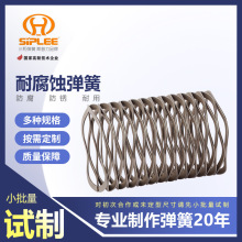 厂家供应耐腐弹簧  Inconel 625波形弹簧 不锈钢多层对顶波纹簧