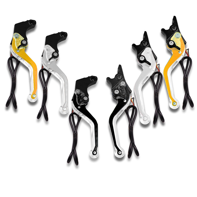 Accesorios de modificación para vehículos eléctricos Mango de modificación Mango de embrague de freno de boquilla ajustable Mango de boquilla
