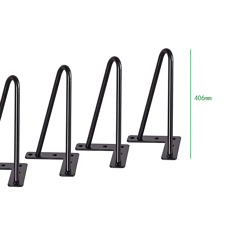 U 자형 테이블 레그 아이언 406mm