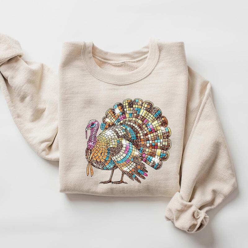 V 68272 Turkey print thanksgiving top V 68272 Turkey print thanksgiving top