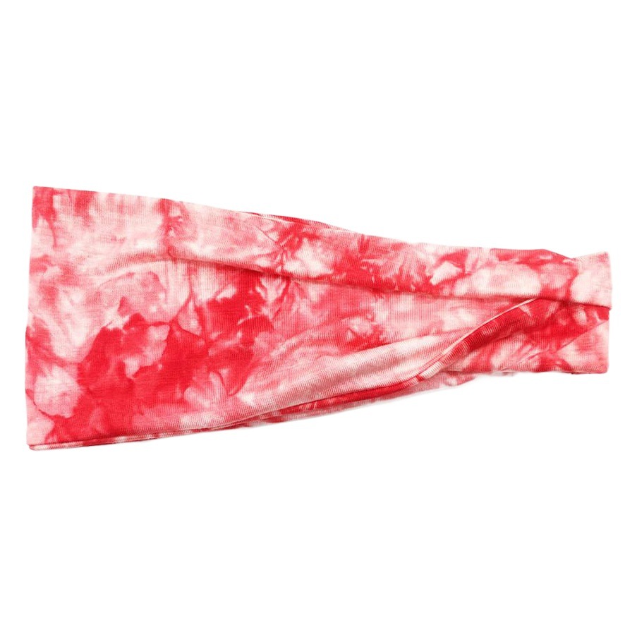 European and American Sports Headband Women's Yoga Hair Band Running Fitness Sweat Band Antiperspirant Printed Wide Side Headscarf Wholesale