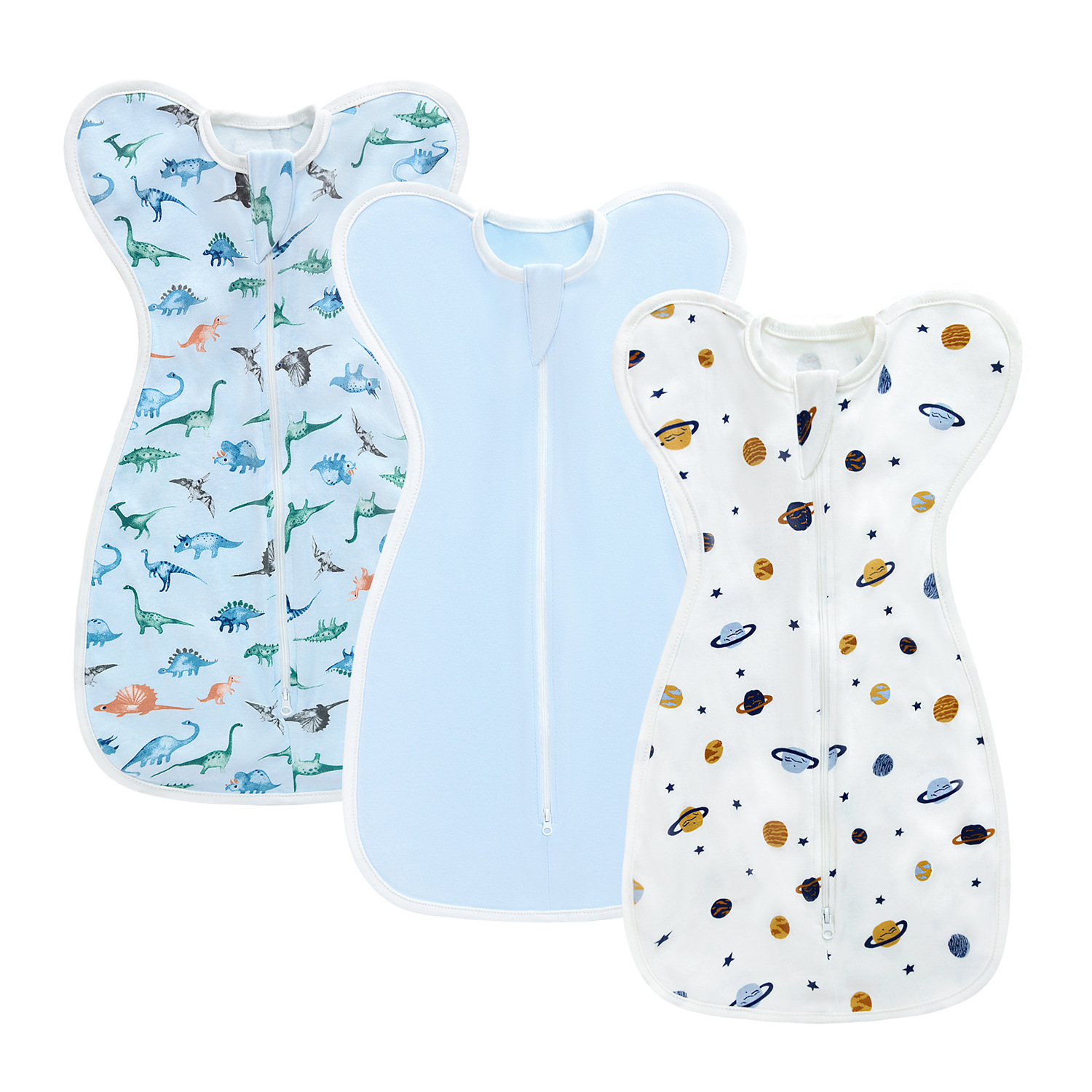 Spring, Summer and Autumn Pure Cotton Newborn Baby Sleeping Artifact Baby Surrender Sleeping Bag Swaddling Four Seasons Wrapped Anti-Jumping