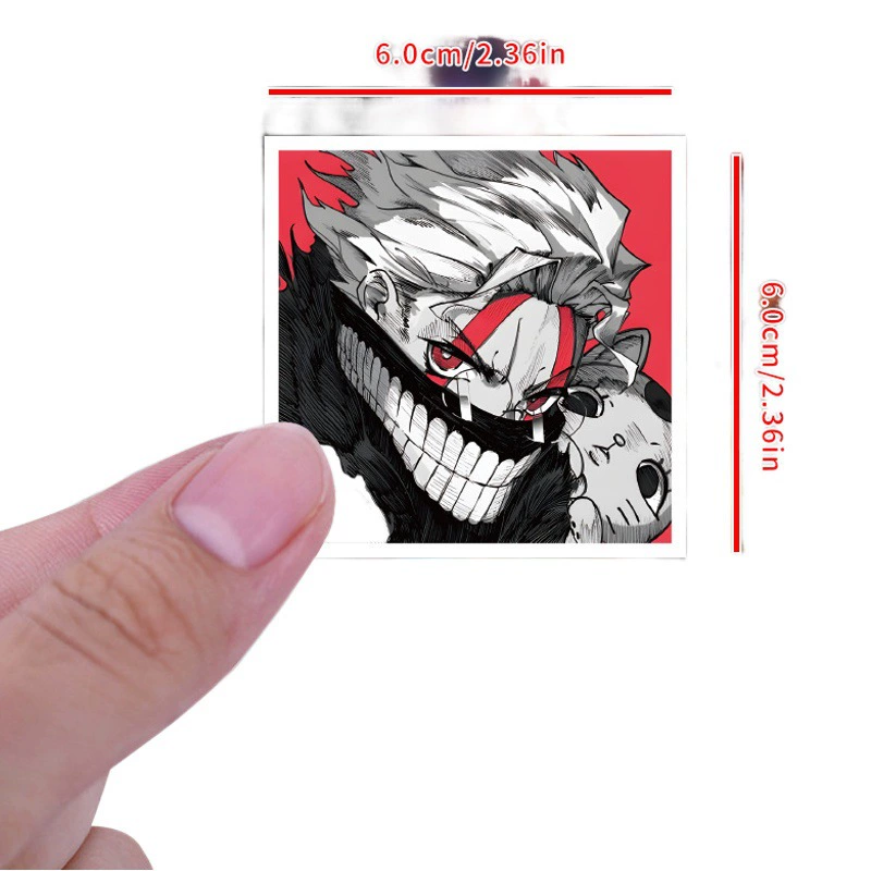 55 трансграничных граффити-наклеек DANDADAN для украшения блокнотов, чашек для воды для гитары, водонепроницаемых новых наклеек оптом