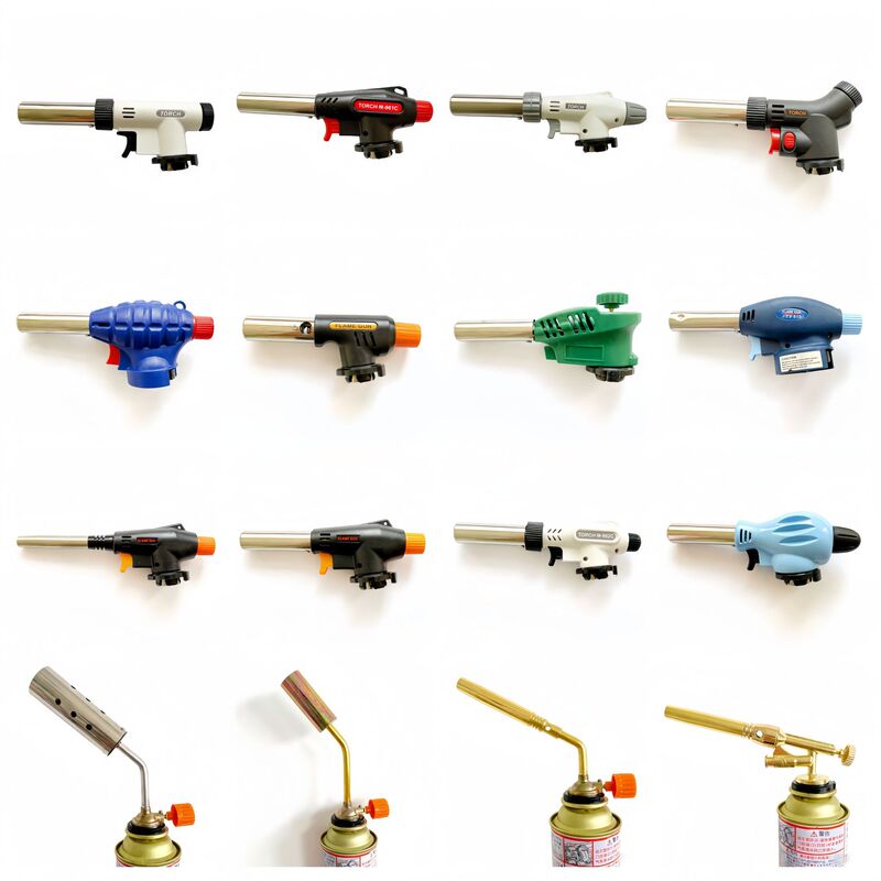 Portable Card-Type Flame Gun, Outdoor Barbecue Camping Igniter, Household Pig Hair Burning Torch, Metal Welding Ignition Gun
