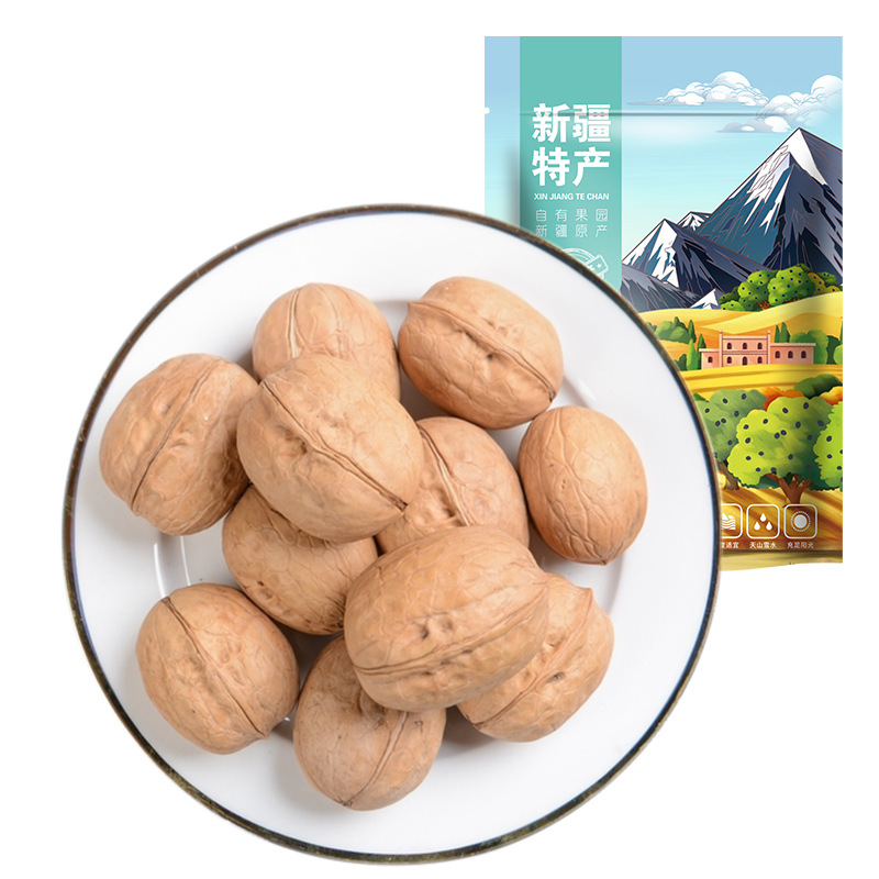 古力巴戈新疆特产奶油核桃100g坚果炒货休闲零食【q】