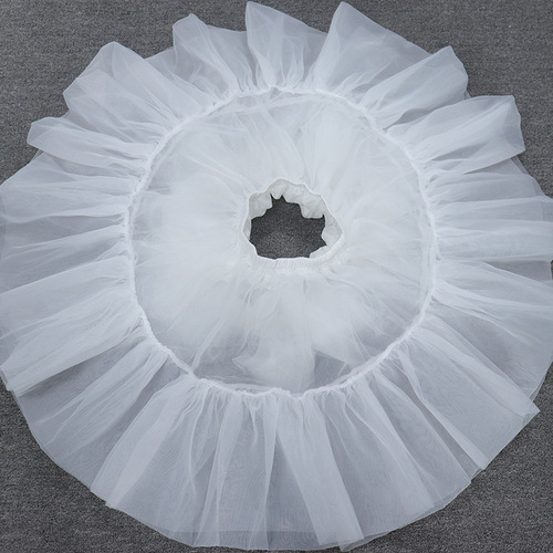 Boneless soft lace Lolita daily skirt hoop skirt half skirt short lace hoop Lolita violent hoop cross-border foreign trade 