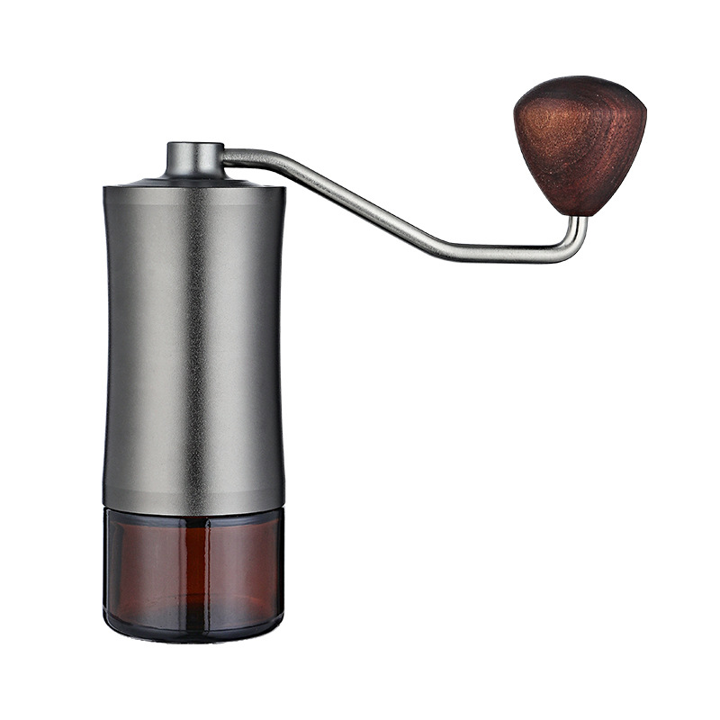 Molinillo de soja de manivela transfronterizo Molinillo de granos de café Molinillo de doble eje con núcleo de acero CNC Máquina de café manual portátil para el hogar