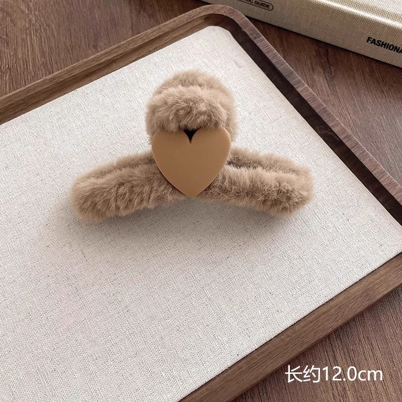 Acrílico grande, pinza de amor, pinza para el cabello, parte posterior de la cabeza femenina, pinza de tiburón, horquilla, pinza para el cabello, tocado, primavera y verano