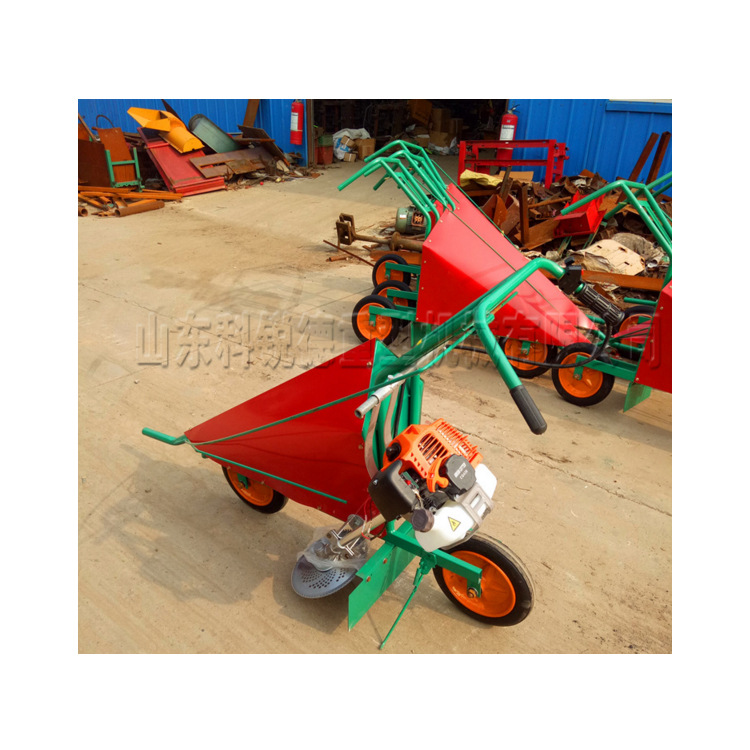 小型朝天椒收割机 四冲程家用小型大豆收割机 手推式收获机械设备
