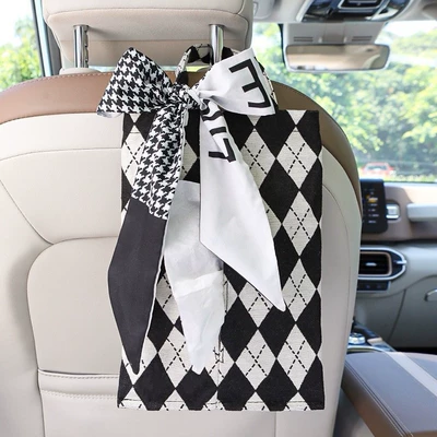 Box, Two-In-One Seat Hanging Paper | Car tissue box/set