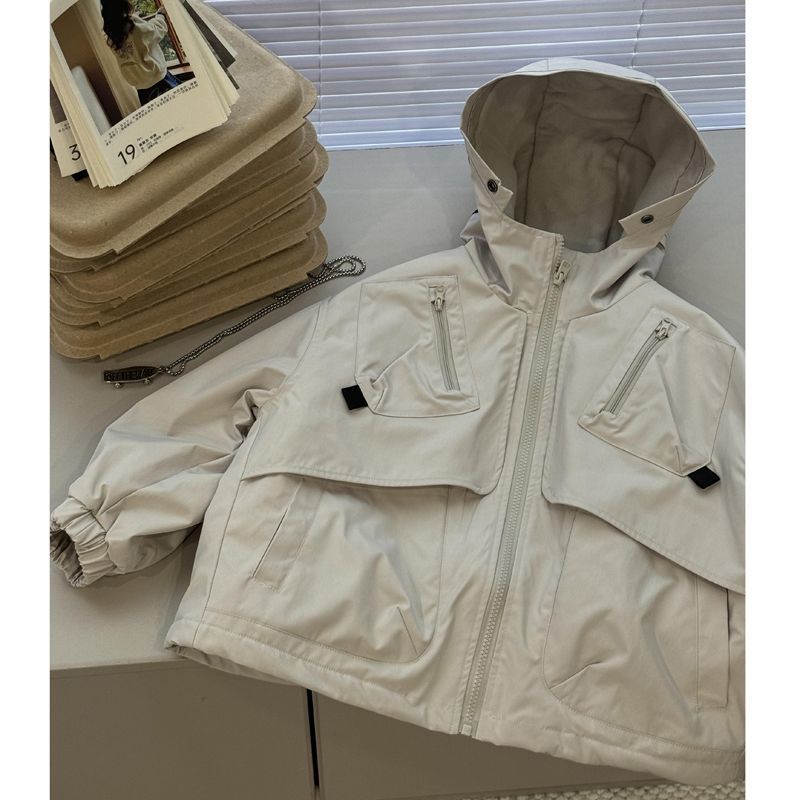 (2개) 한국 세트 어린이 자켓 가을 새로운 소년과 소녀 패션 올 매치 방풍 후드 지퍼 재킷