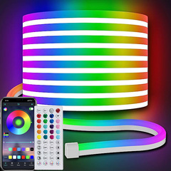 ネオンセットrgb10メートル携帯電話PAA bluetooth七彩シリコンランプDIY造形ピックアップ雰囲気ランプ