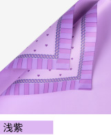 Papel de regalo de flores a prueba de agua Papel ouya retro fresco Plaid bouquet papel de embalaje floral verano Plaid papel de regalo