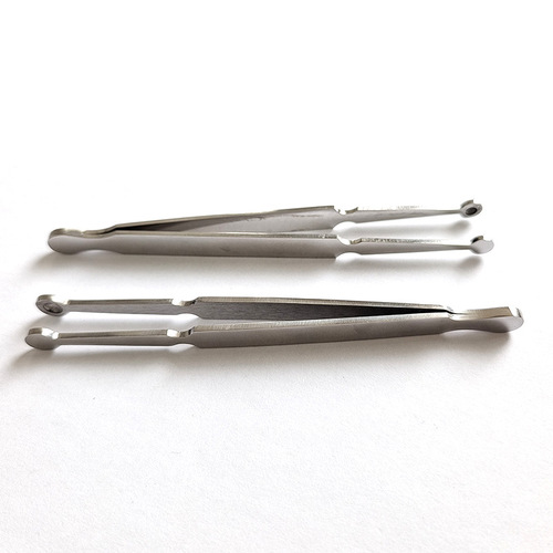 Stainless steel bead tweezers, claw tattoo tool, gemstone jewelry pliers, no-yes-65 other 3-5mm 5-8