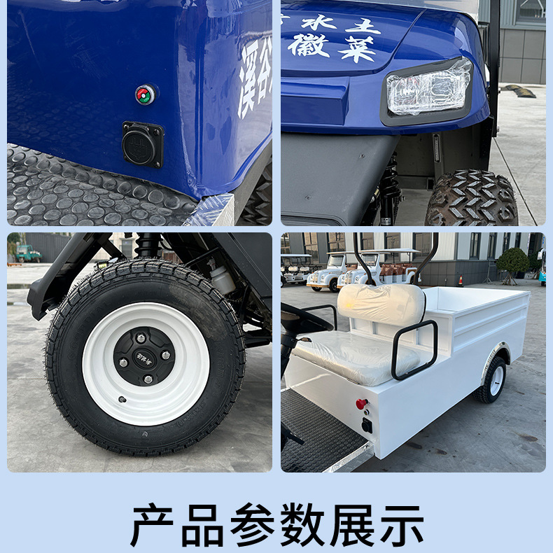 Electric golf cart for tourist attractions, hotels, B&Bs, campsites, off-road airport shuttle and sightseeing vehicle