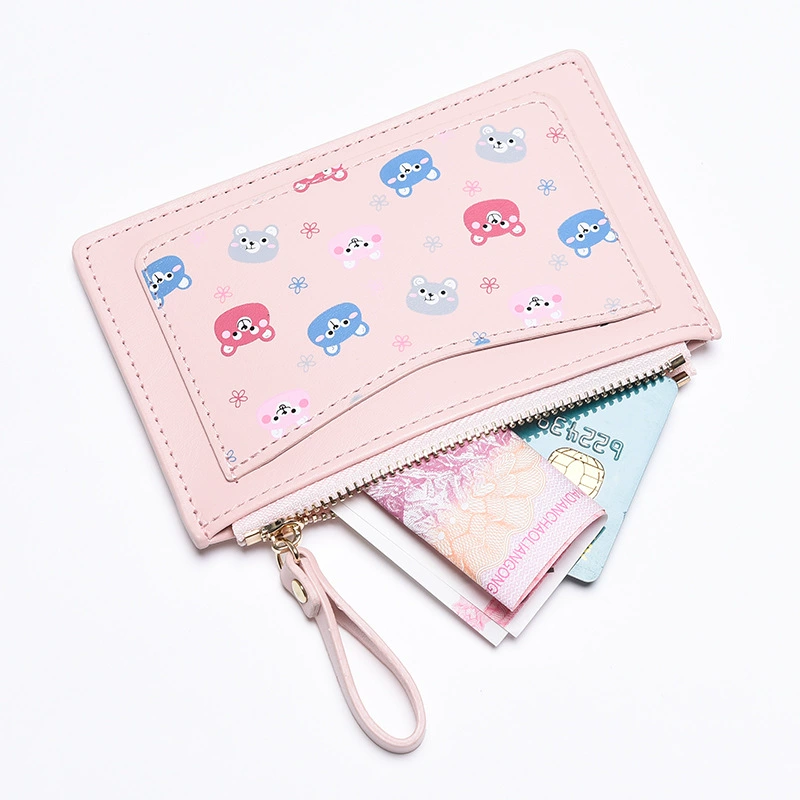 Wallet, short thin cartoon shoulder bag, Korean style
