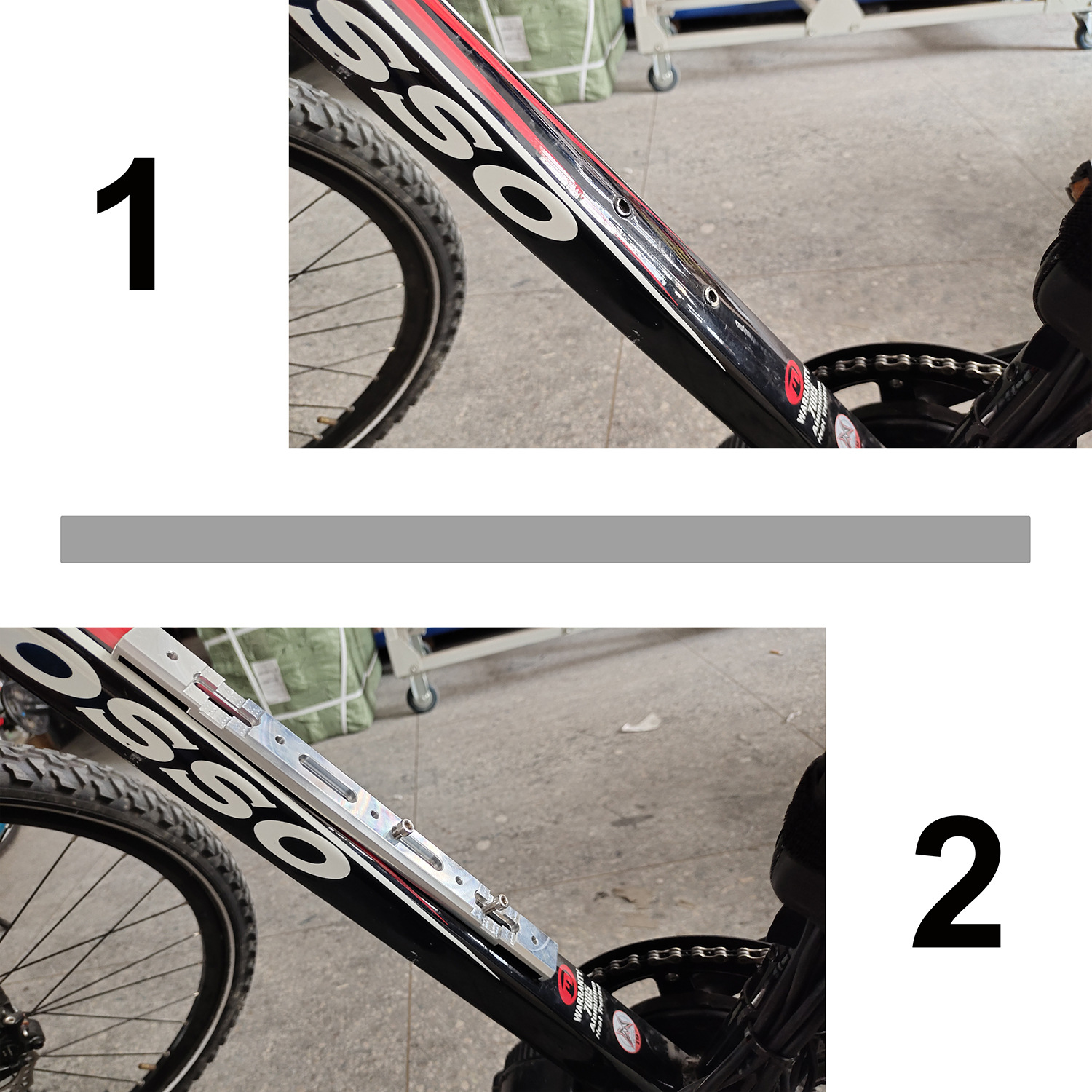 Electric Bicycle Lithium Battery Fixed Rail Sports Water Bottle Expansion Bracket with Hailong Parrot Tiger Shark